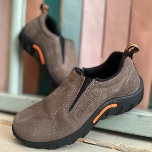 Kids Size 12.5 Merrell Jungle Moc Slip-On Shoes | Gunsmoke Suede